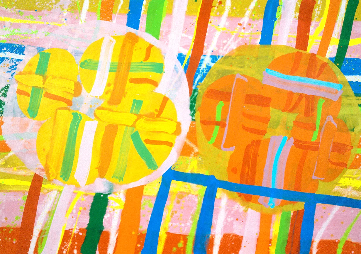 Midsummer - 2004 / 213.40 x 304.80 cm / acrylic on canvas