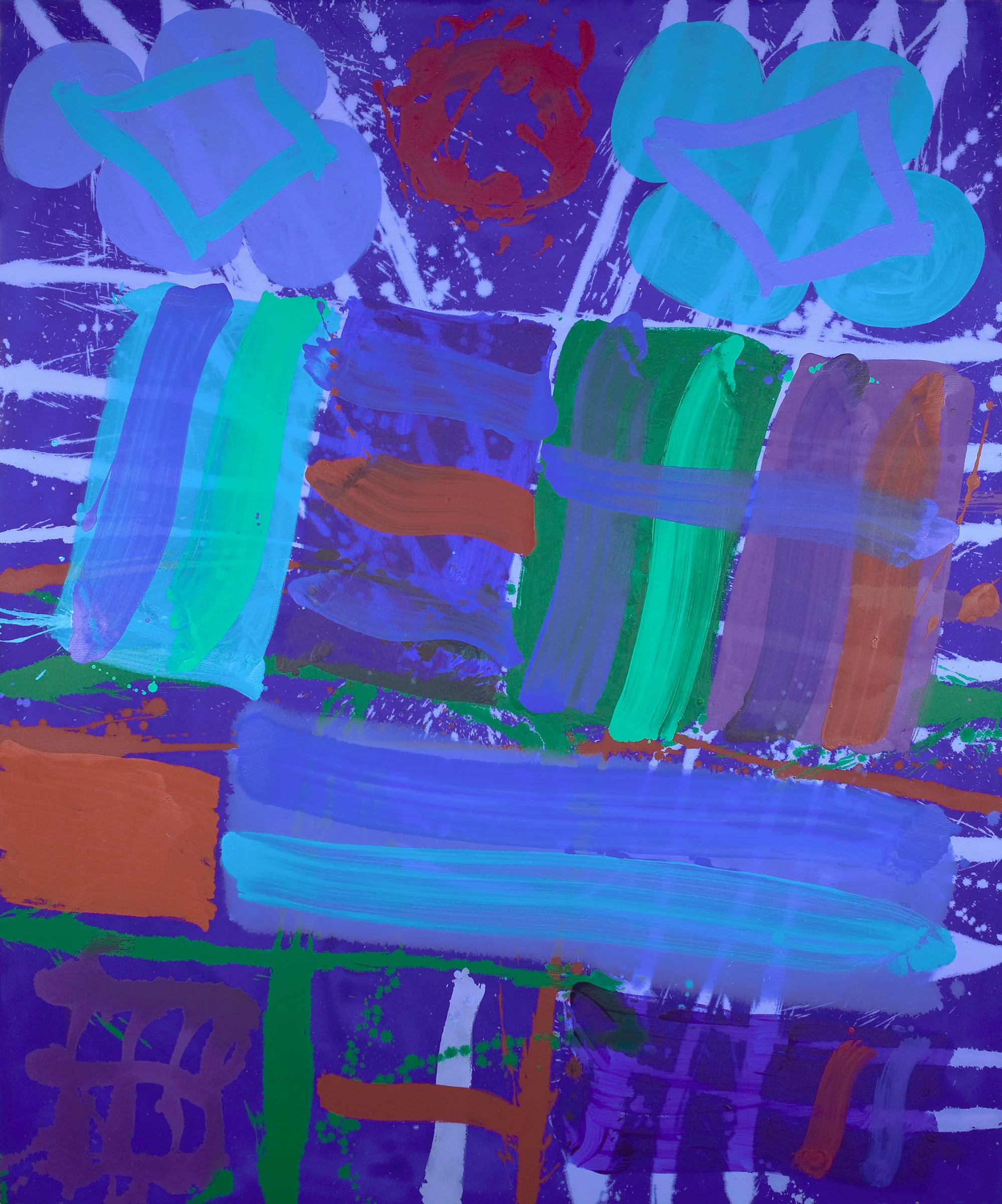 Ondine I - 2010 / 61 x 61 cm / acrylic on canvas