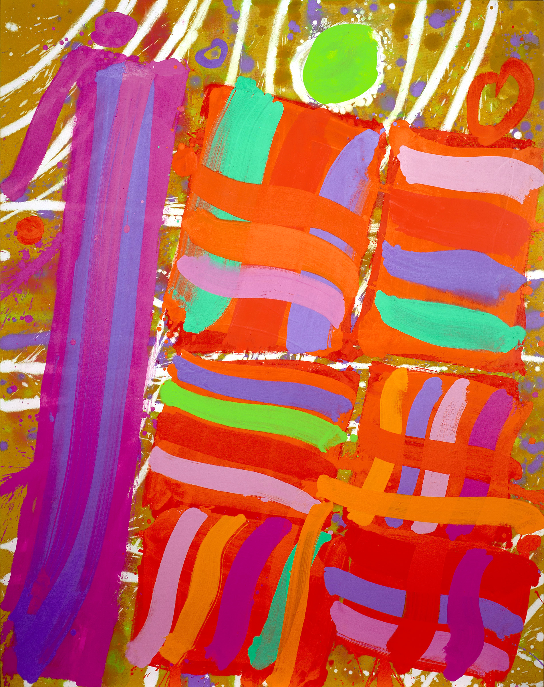 Rosetta - 2012 / 152.40 x 121.90 cm / acrylic on canvas