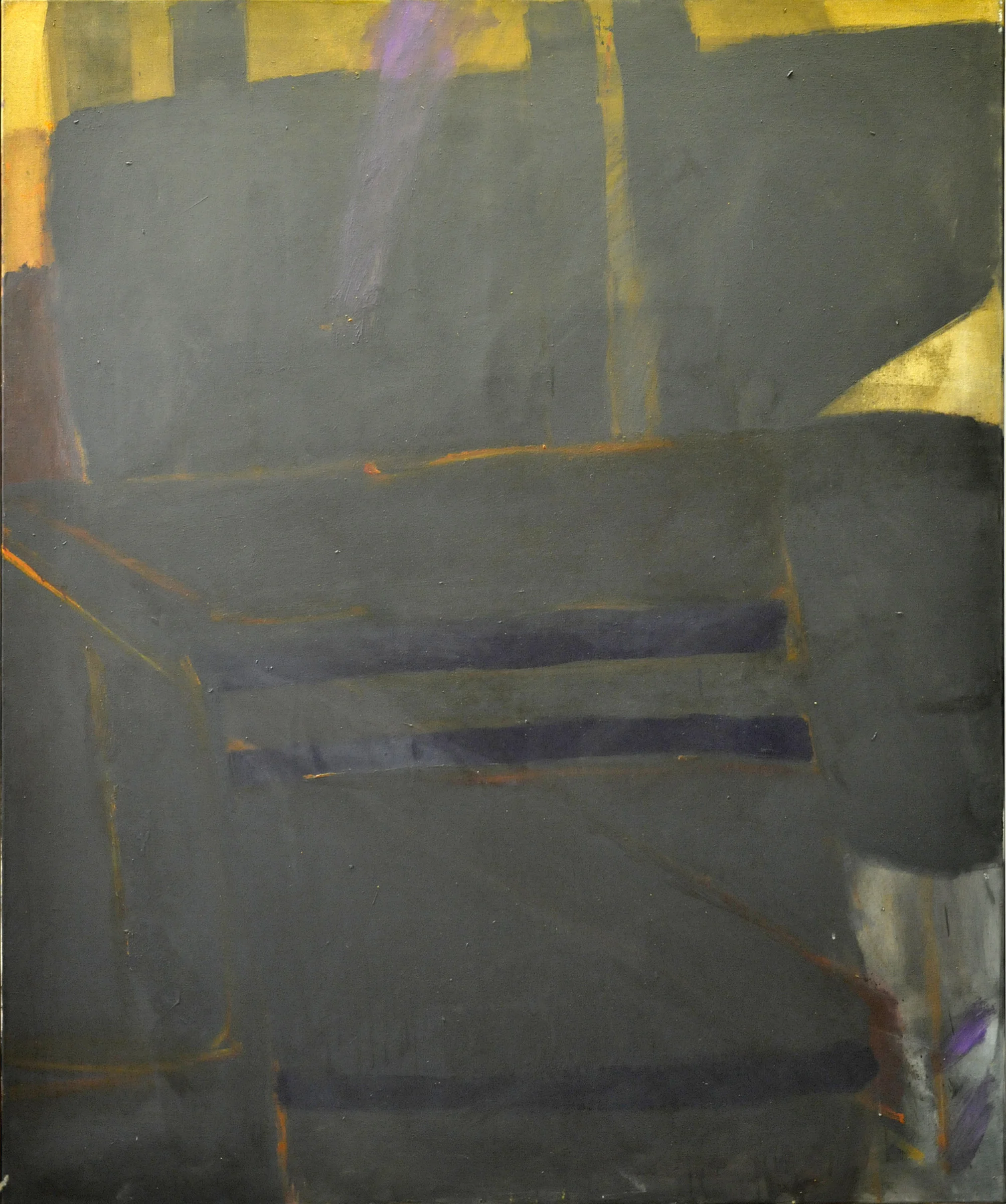 Into Black 2 - 1966 / 127 x 152.40 cm / oil on canvas