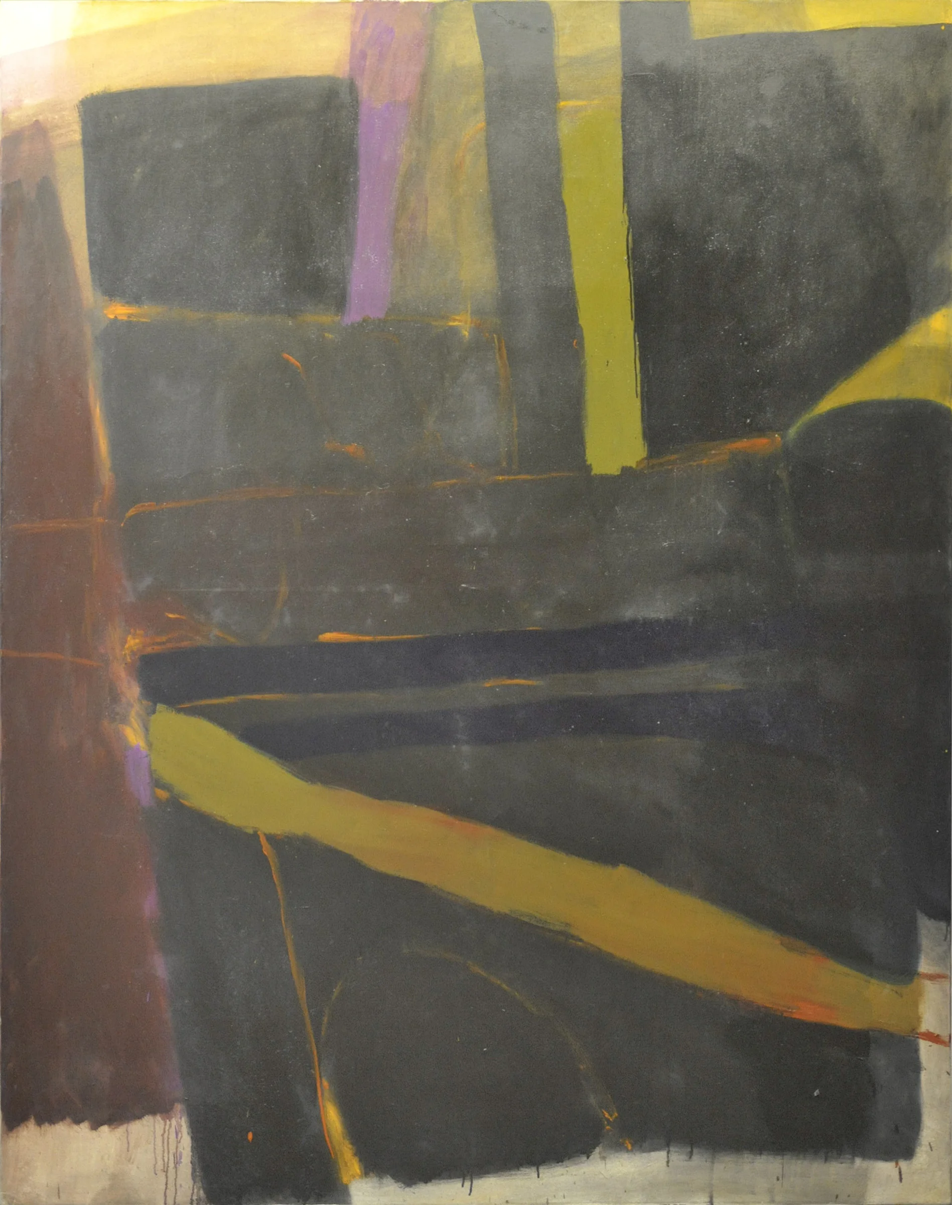 Into Black - 1966 / 203.20 x 177.80 cm / oil on canvas