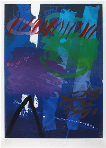 Holyrood II - 1988 / 117 x 85.50 cm / screenprint / Courtesy of Advanced Graphics London