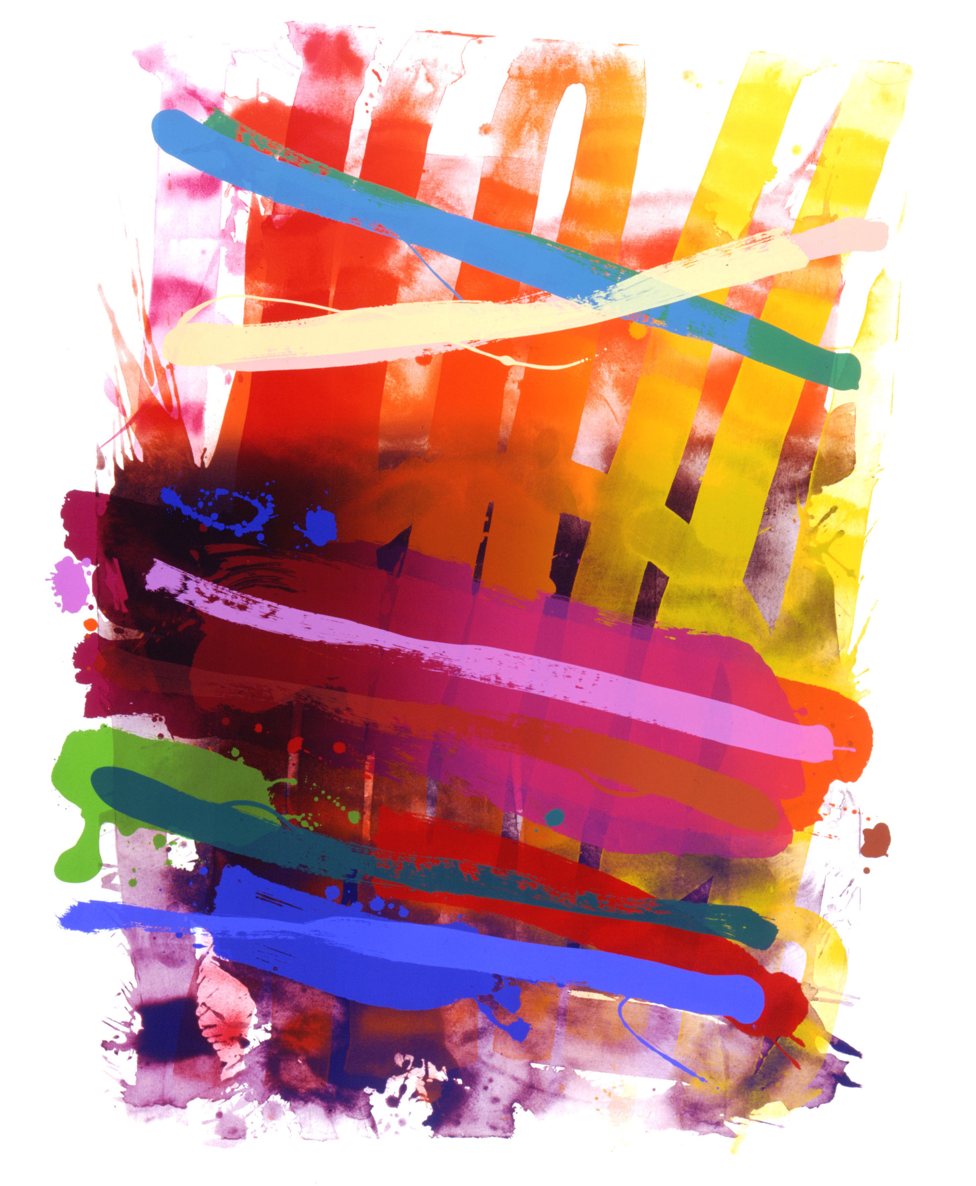 Druid II - 1984 / 156 x 128.50 cm / screenprint / Courtesy of Advanced Graphics London