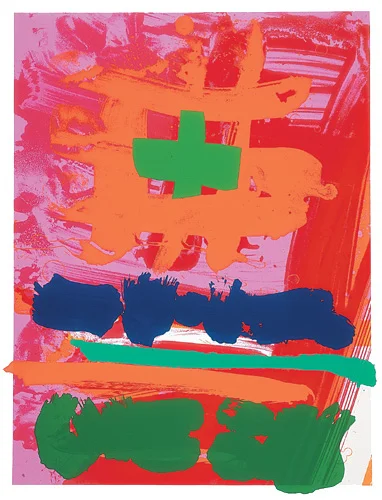 Sangora - 1993 / 63.50 x 48 cm / screenprint / Published by CC Editions and Curwen Chilford