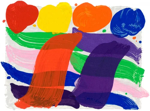 Stratford - 2010 / 16.50 x 21.50 cm / screenprint with woodblock / Courtesy of Advanced Graphics London