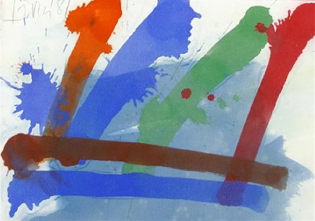 Untitled - 1981 / 27.90 x 39.10 cm / gouache on paper