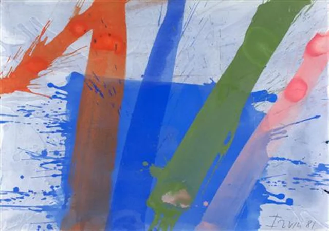 Composition - 1981 / 56.90 x 79 cm / gouache
