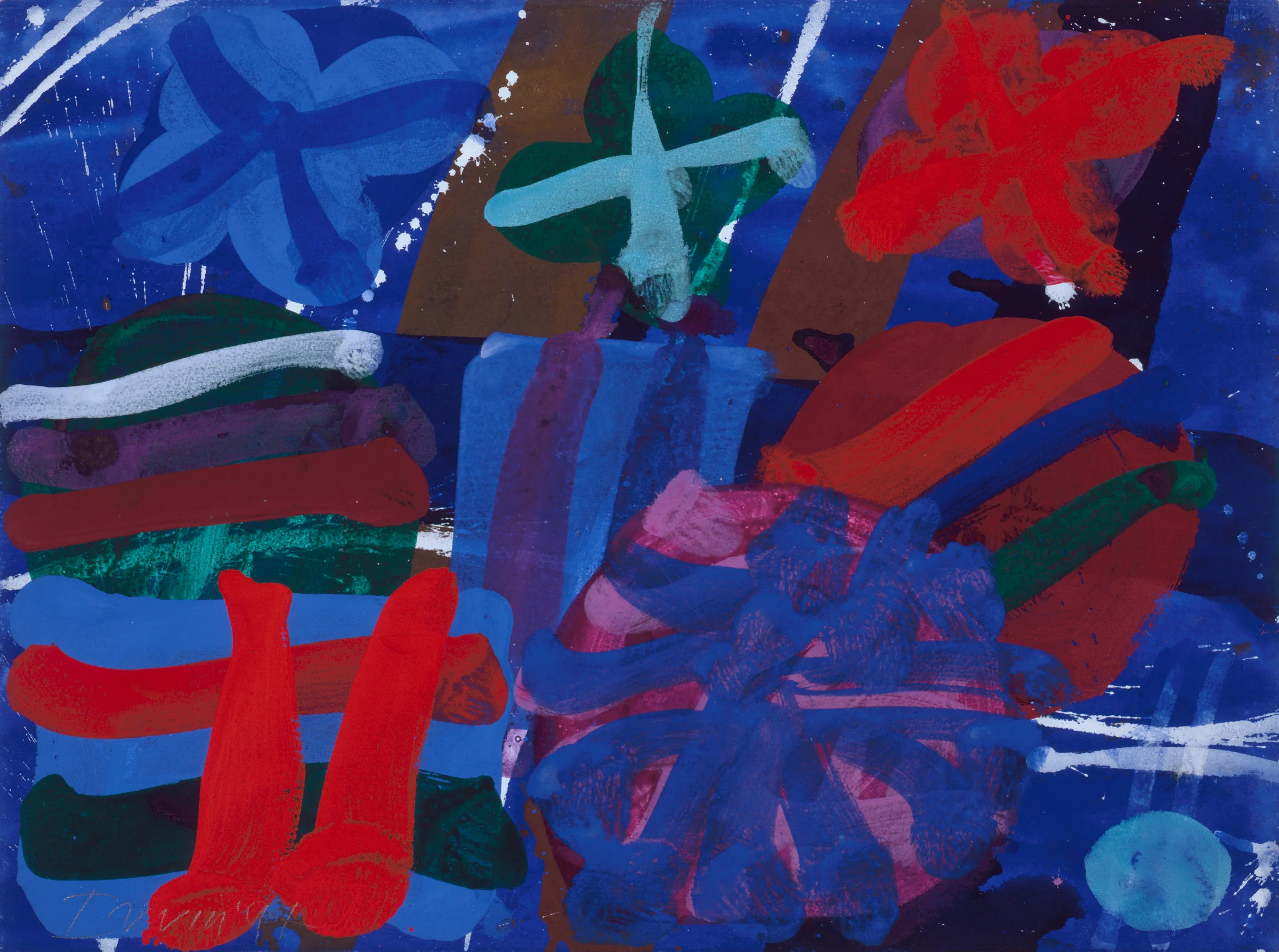 Blenkarne XI - 1994 / 55.90 x 76.20 cm / gouache on paper