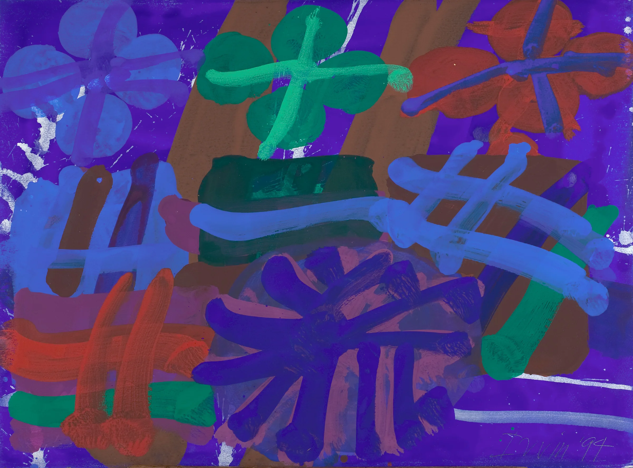Blenkarne XIX - 1994 / 55.90 x 76.20 cm / gouache on paper