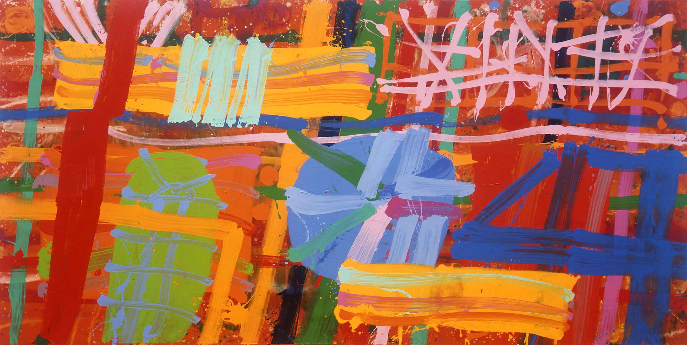 Ely 61 - 1996 / 56 x 121 cm / gouache on paper