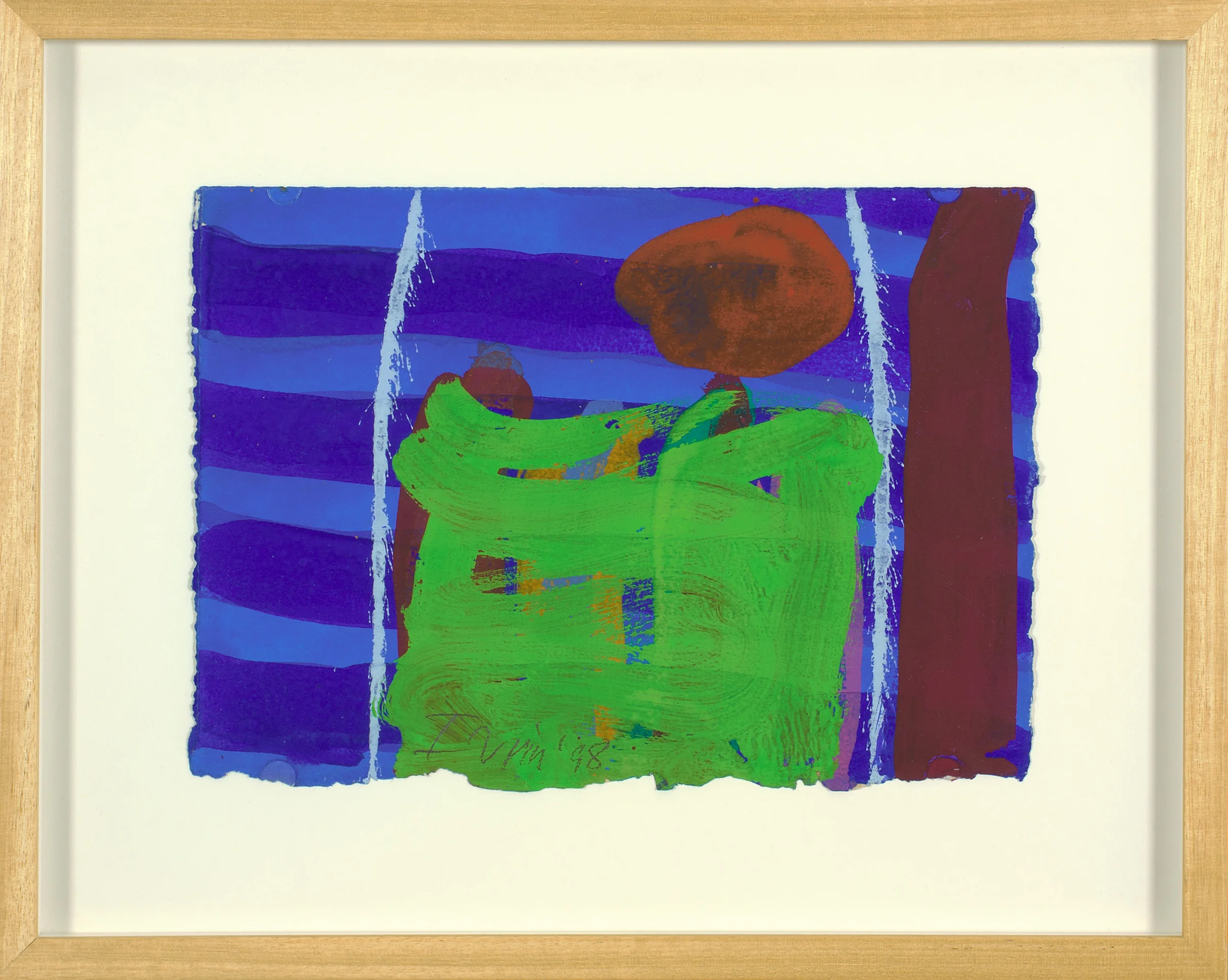Whitechapel Series no.5 - 1998 / 21.50 x 30.50 cm / gouache on paper