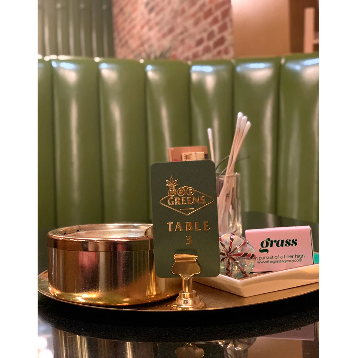 Take a smoke break at Moe Greens