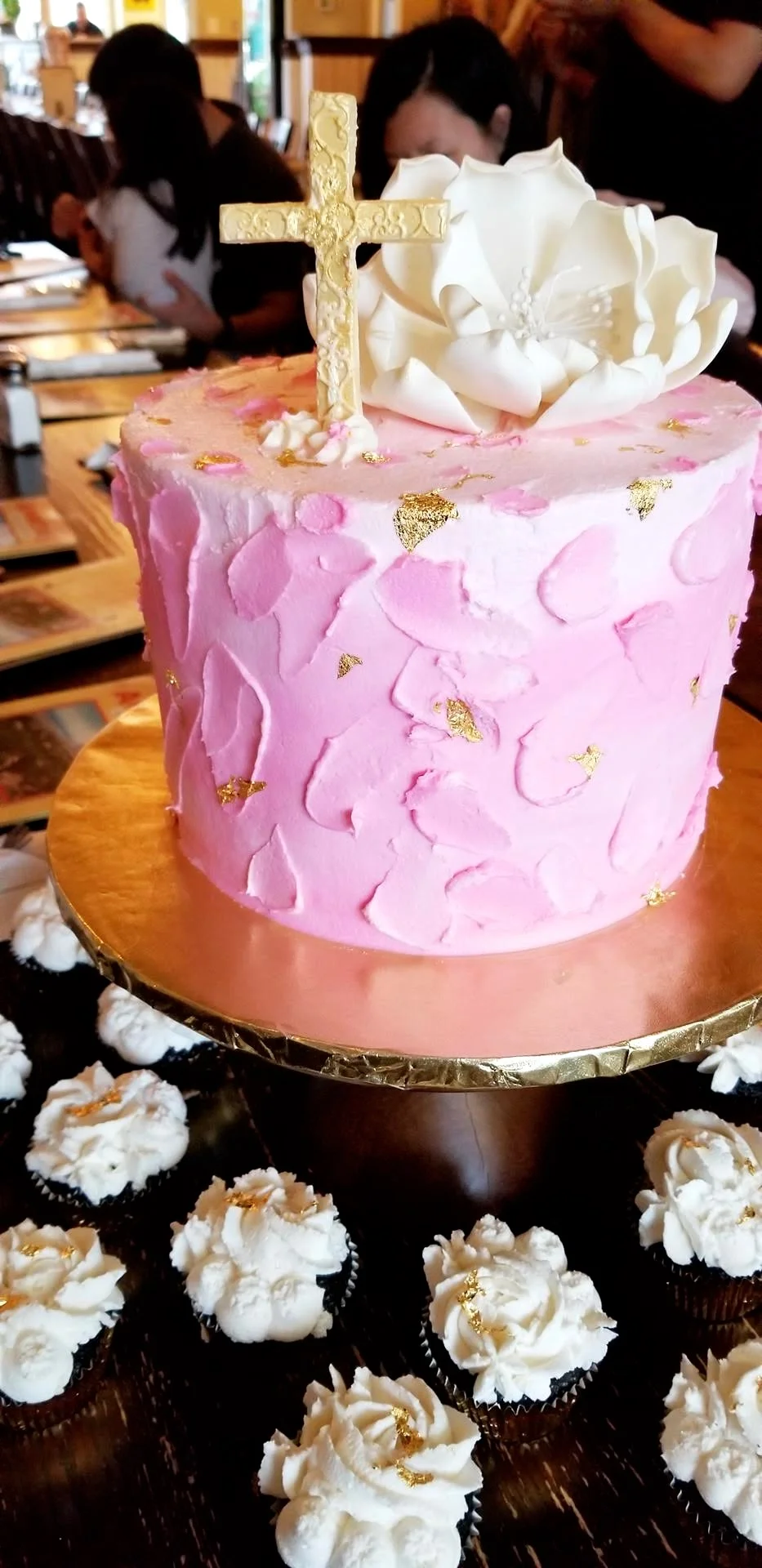 Baptism Cake for Cecilia — Jean's Cakes, Cookies, & More