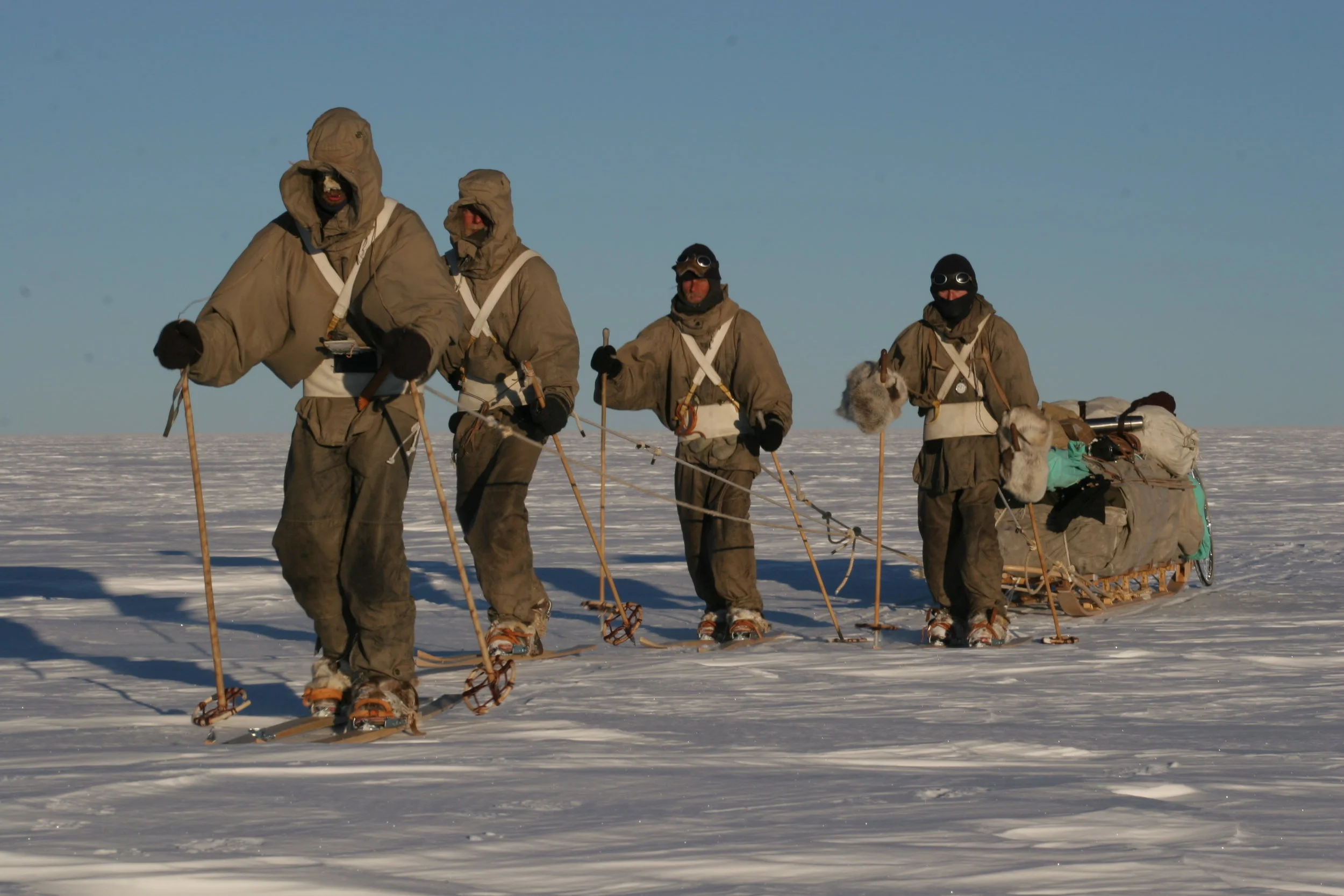 I played the role of Captain Scott in this BBC reenactment of his fateful journey to the South Pole . Due to restrictions on dogs in Antarctica we underwent our journey on Greenland, but it was pretty exciting nonetheless.