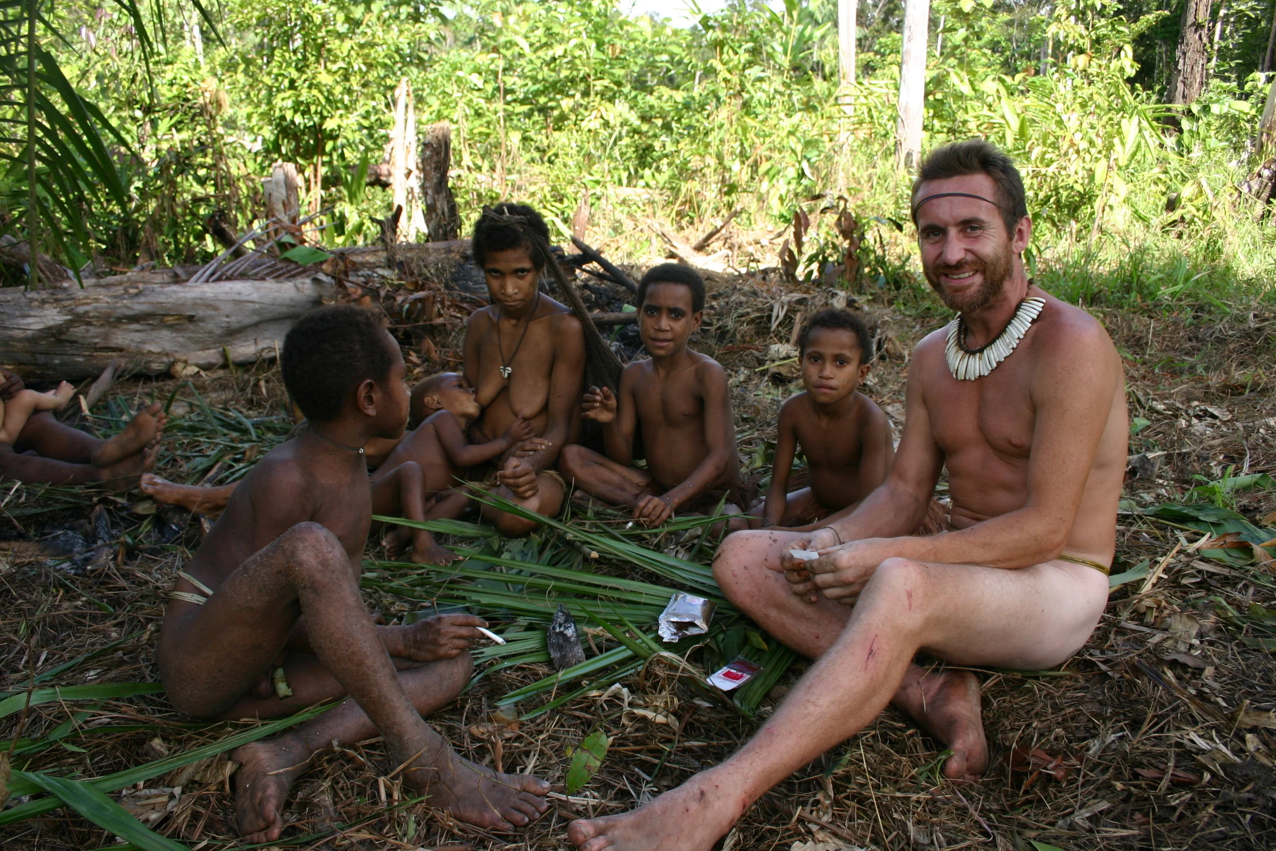Naked in the jungle means learning to be zen with bugs and insects doing their thing