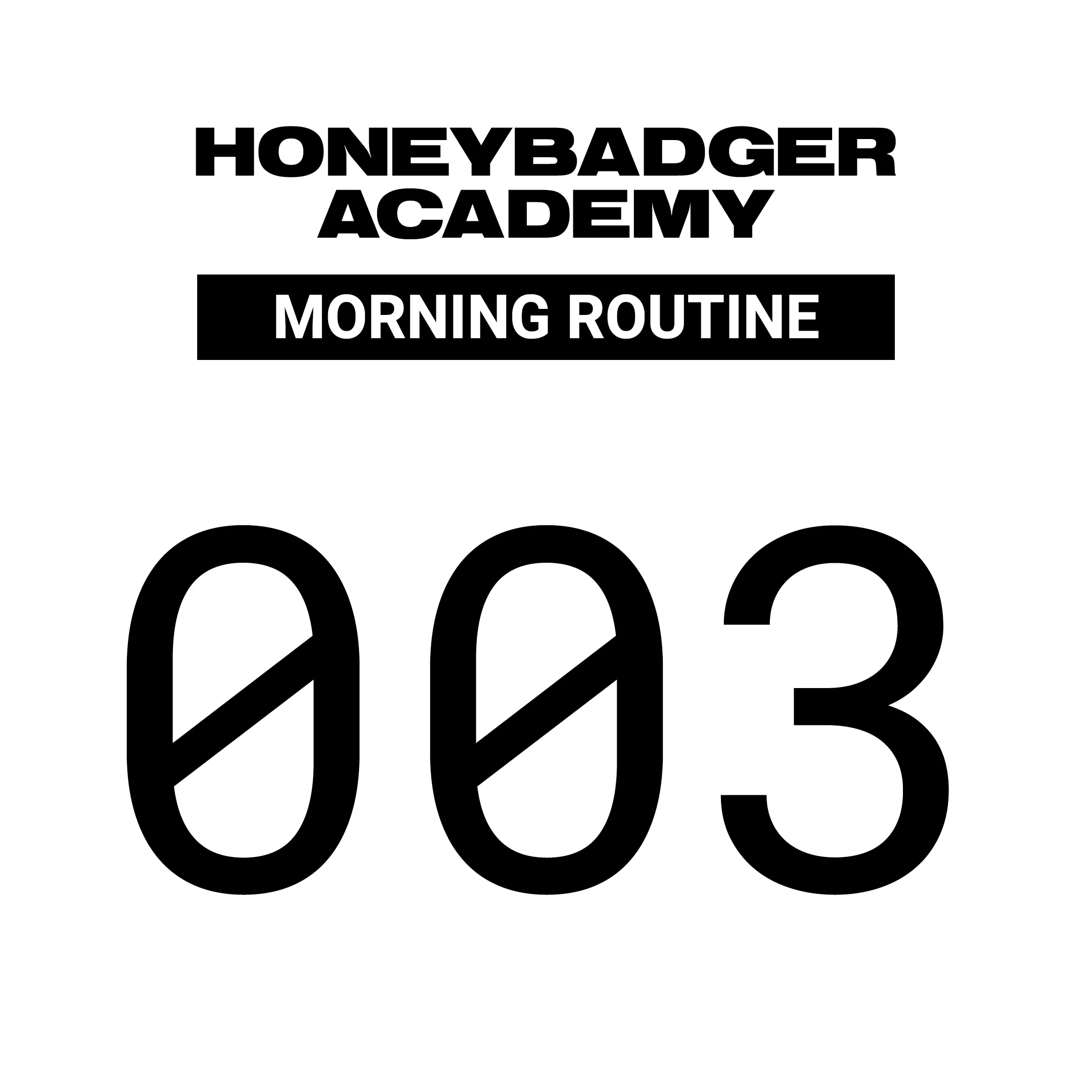 HBA Morning Routine 3: Planning and Preparation