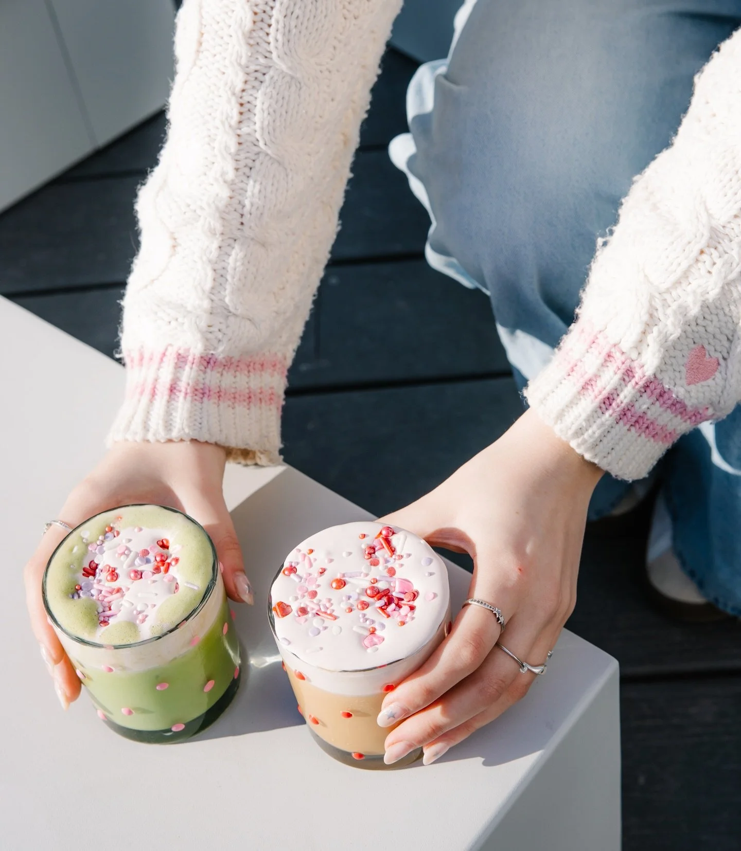 Love at first sip. Happy Valentine&rsquo;s Day! 💘