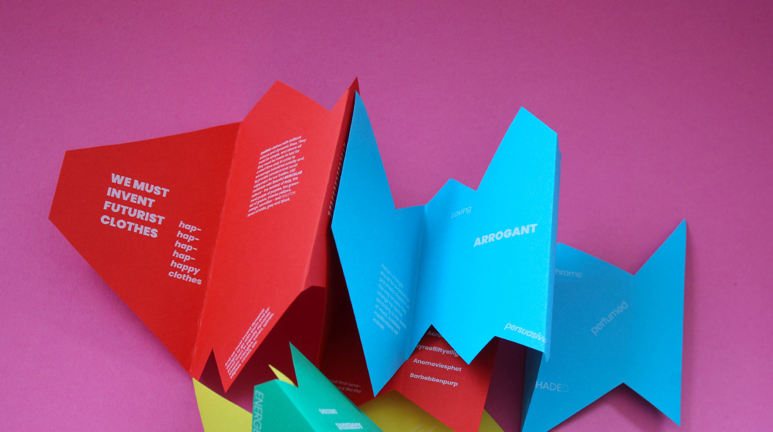 FUTURIST MANIFESTO - TYPOGRAPHY | BOOK BINDING