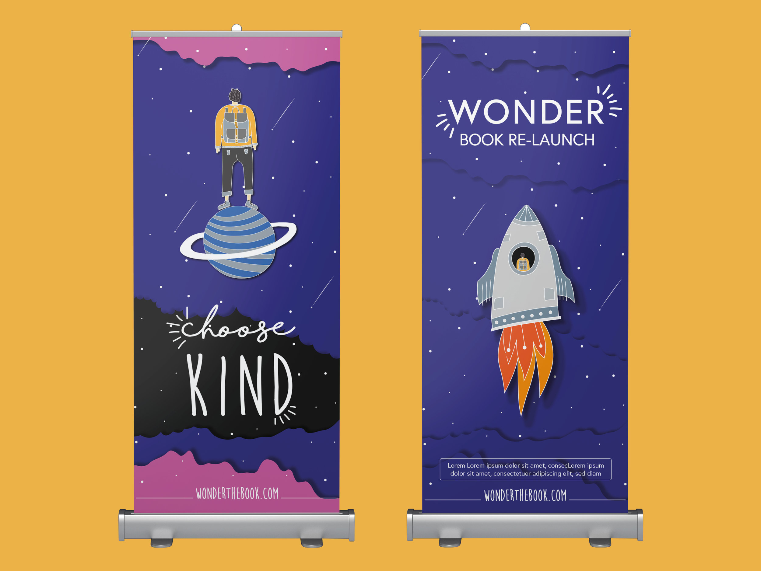 I have taken quotes from the book and used them in various touch points across the identity, including social media posts and merchandise. A lot of bullying takes place on social media, which is why I thought designing phone cases would be valuable.