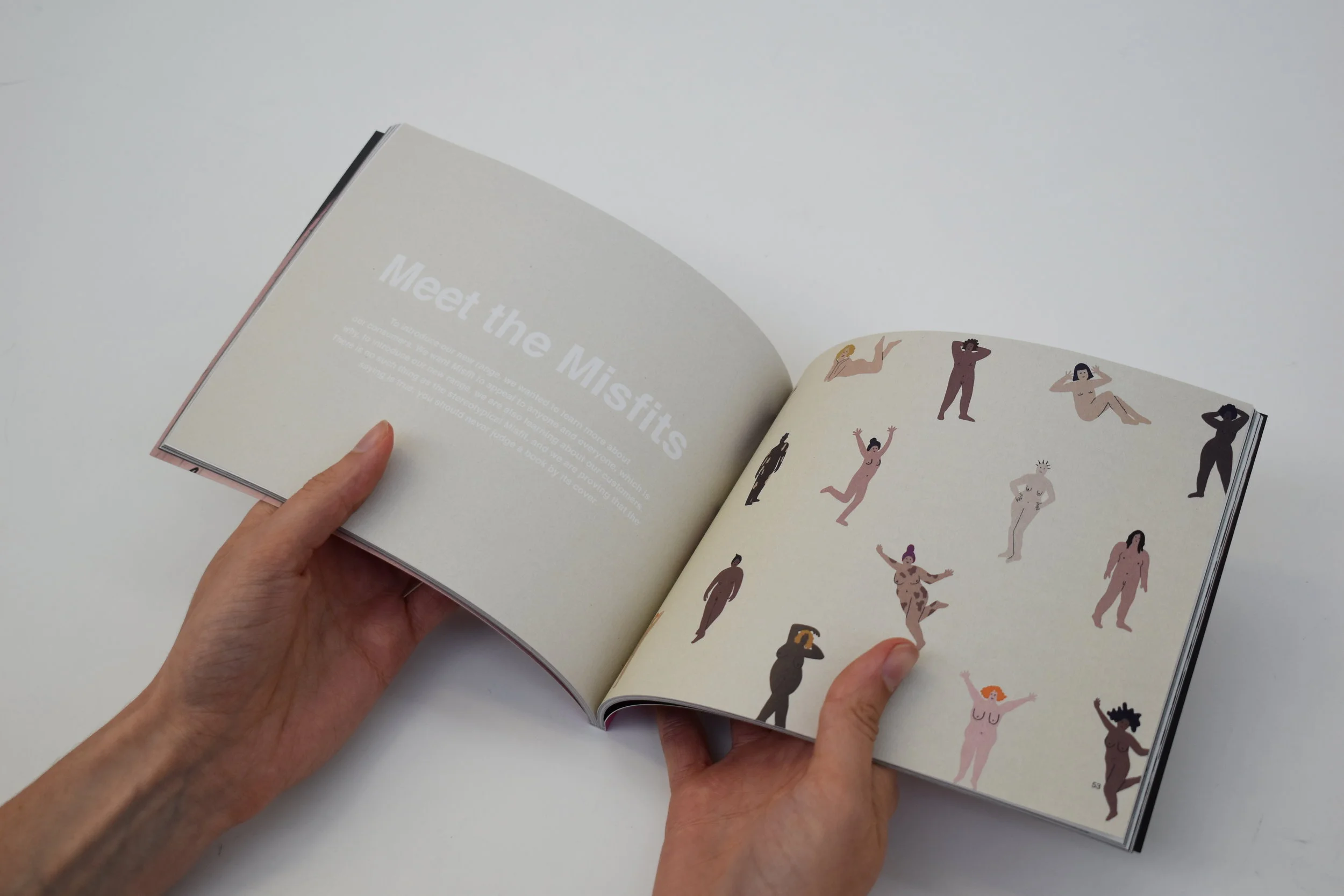  We want to be reaching out to Misifts, therefore, as part of the new range, there will be a section in the handbook called ‘Misfits in their environment’, which will portray the variations of Misfit consumers, introducing them and the products that 