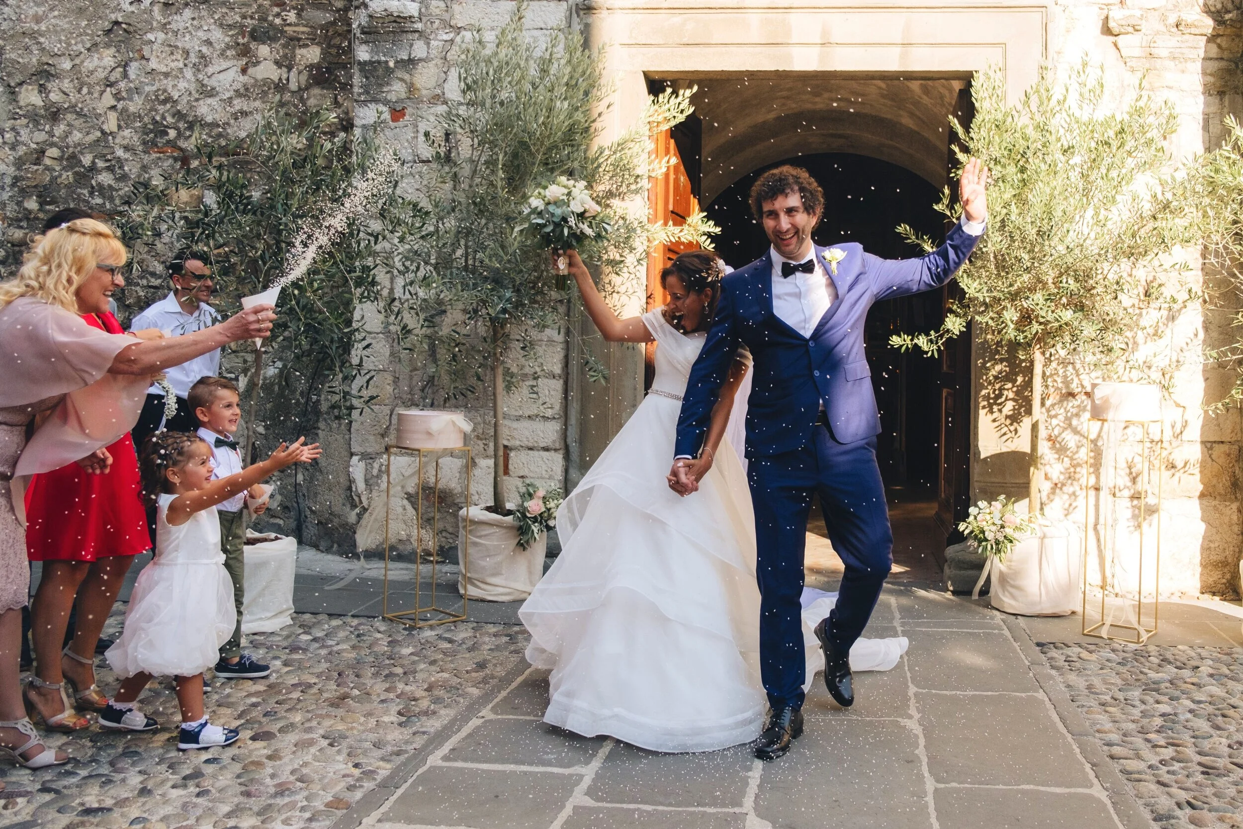 Dal Texas per il loro matrimonio in Franciacorta