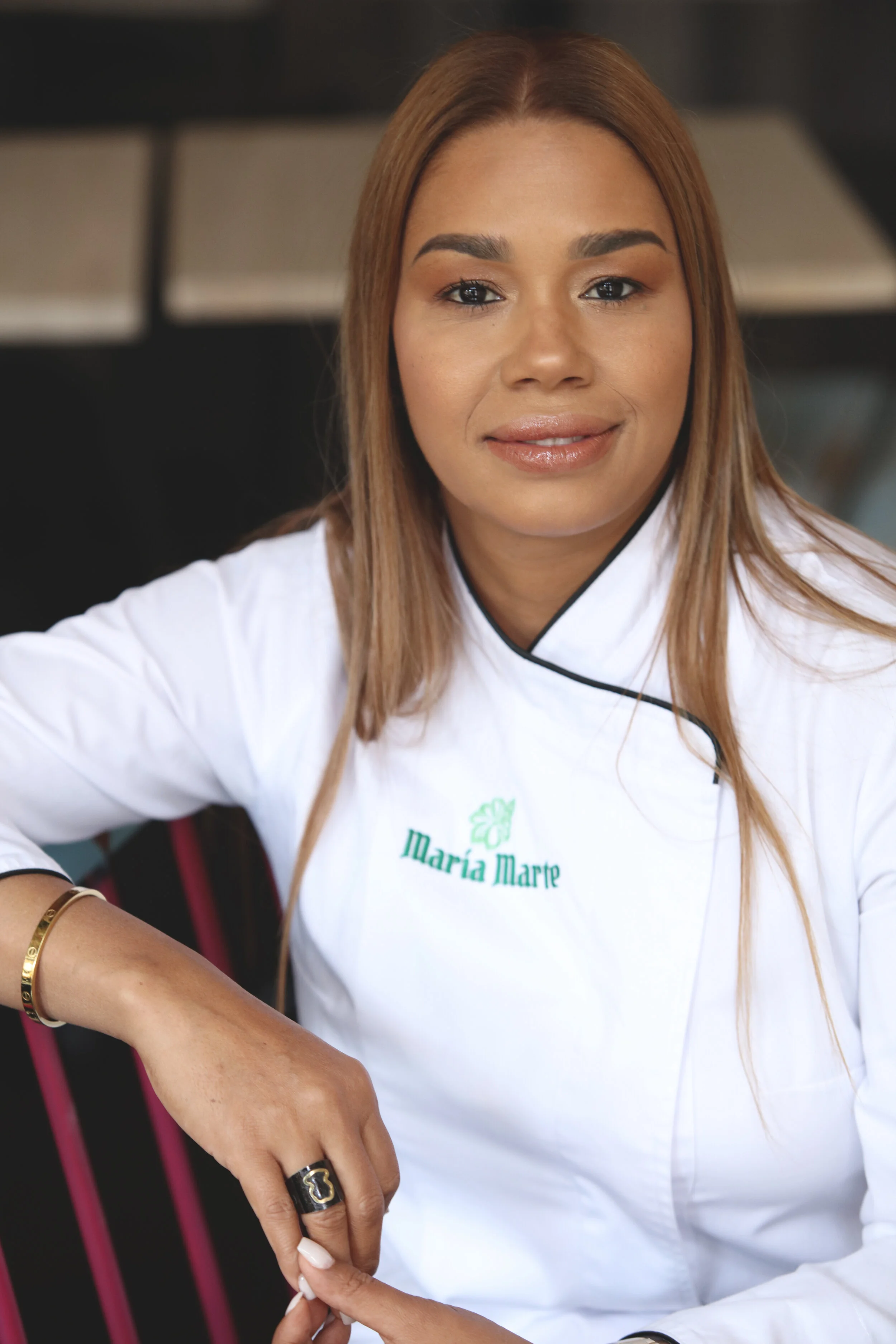Maria Marte chef two stars Michelin