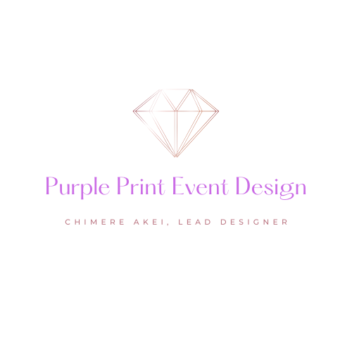 Purple Print Event design