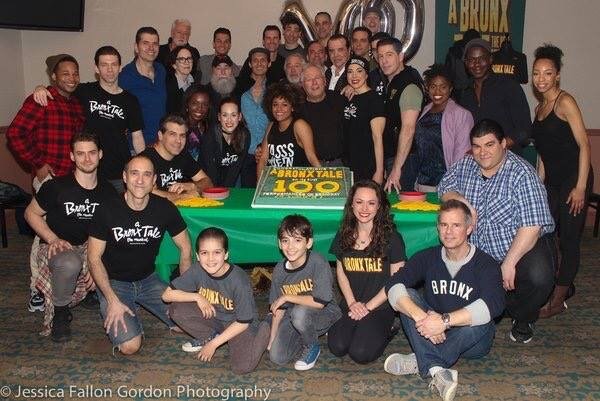 Celebrating 100 shows at A Bronx Tale