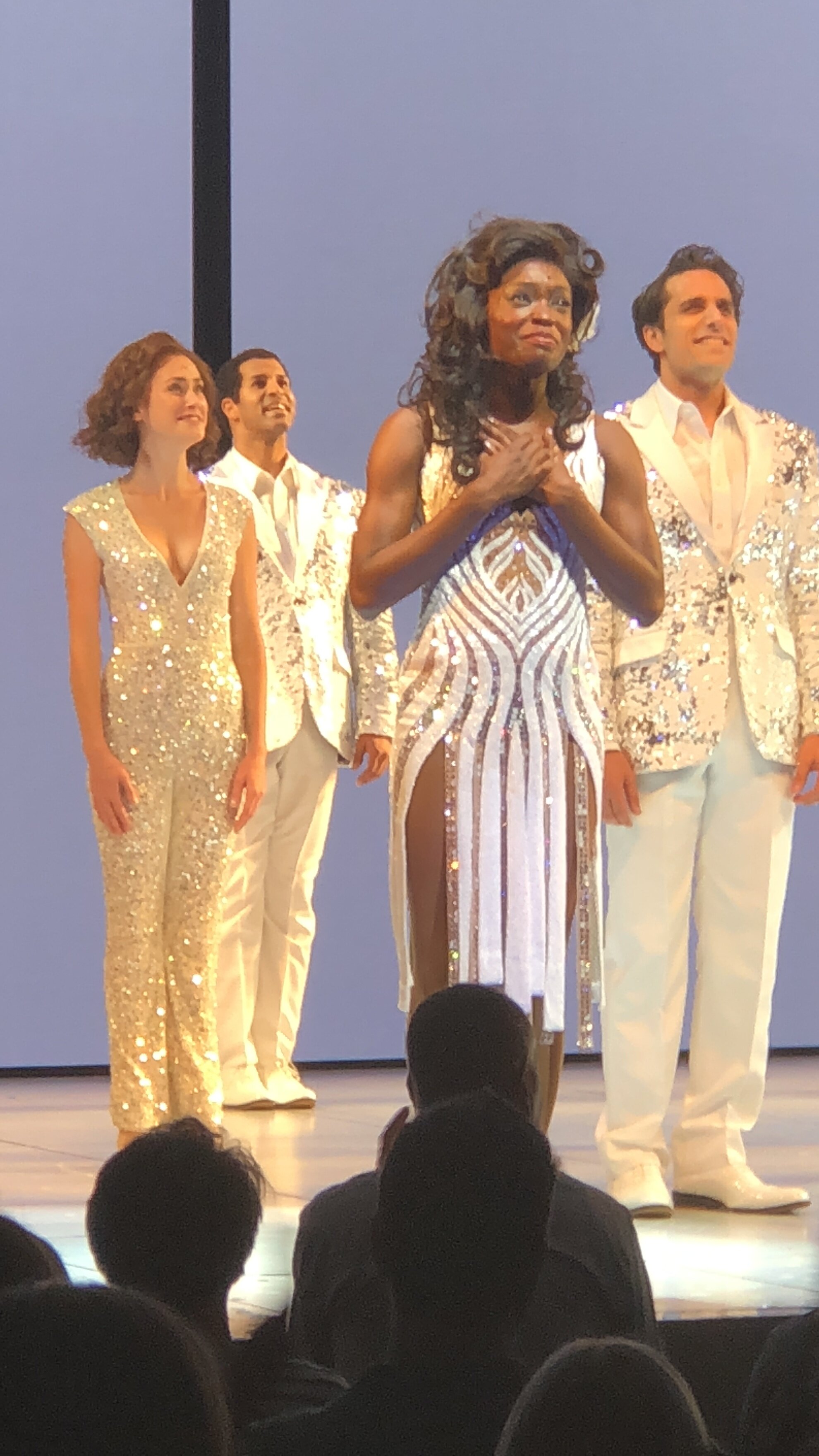 Bows as Disco Donna at Summer: The Donna Summer Musical