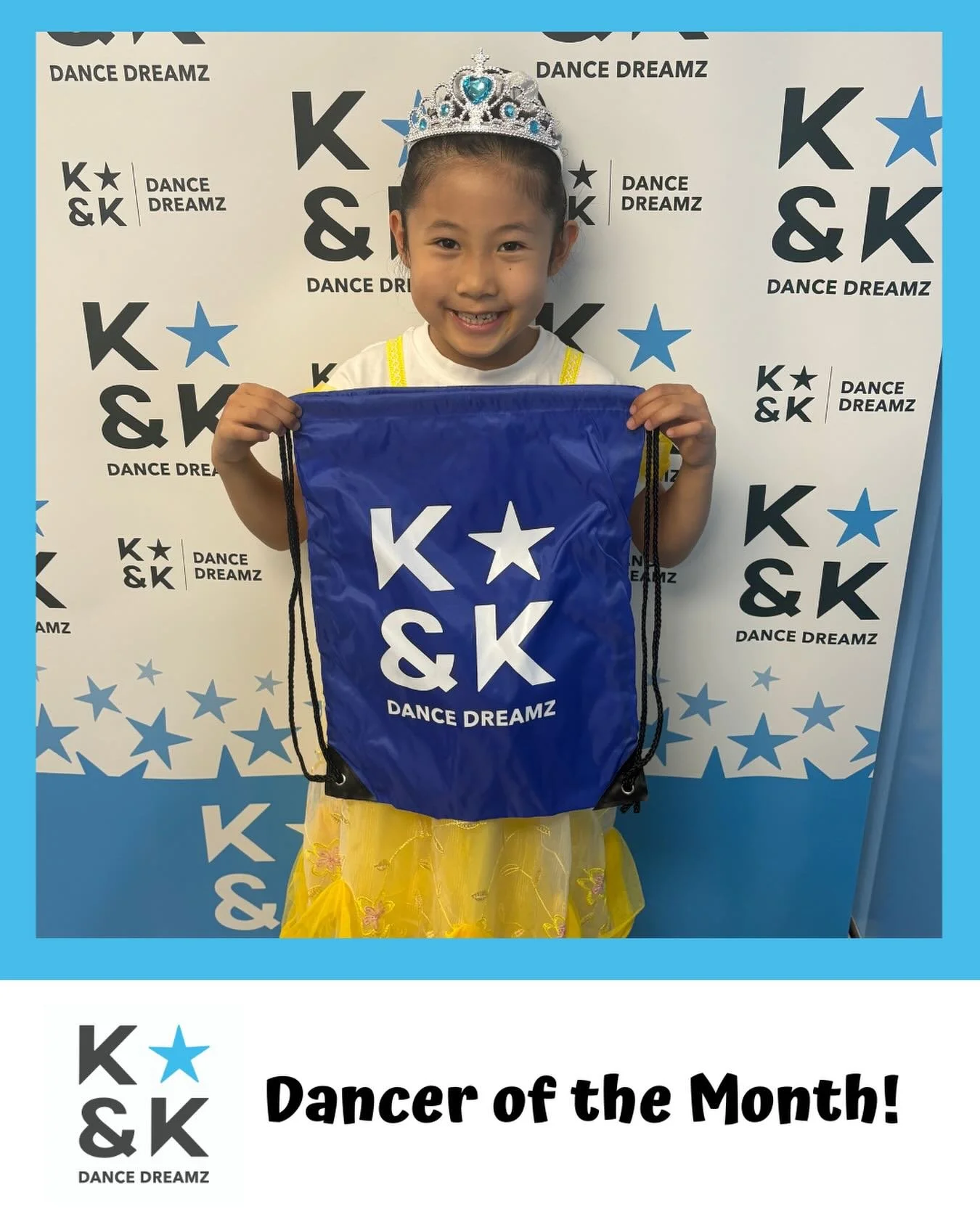 Announcing our K&amp;K Dancers of the Month for October! 👏 👏👏💙💙💙😊😊😊 Teachers nominate recreational dancers for any positive qualities such as outstanding effort, attitude, teamwork, improvement, practice &amp; skill achievement!  These dance