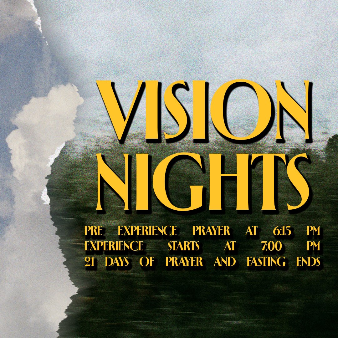 Vision Night 2026 - Prayer and Fasting Starts Ends