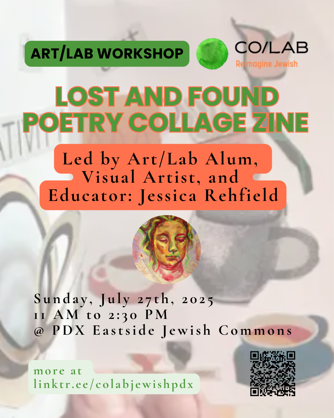 Art Lab: Lost and Found Poetry Collage Zine Workshop