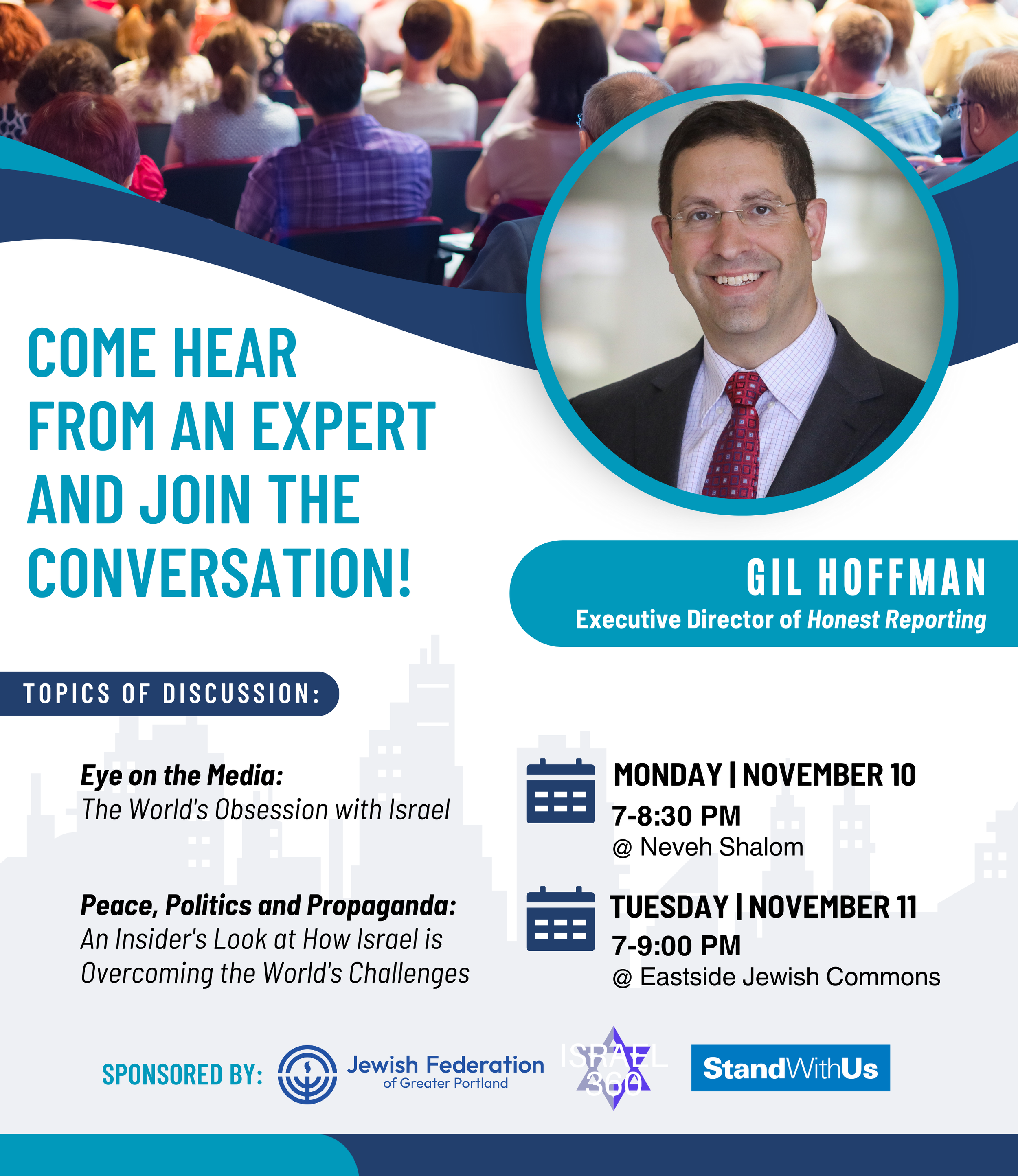 Gil Hoffman, Executive Director of Honest Reporting
