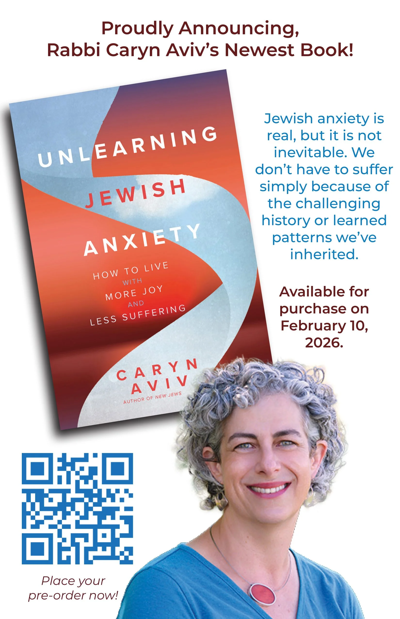 Rabbi Caryn Aviv-Unlearning Jewish Anxiety: How to Live with More Joy and Suffer Less