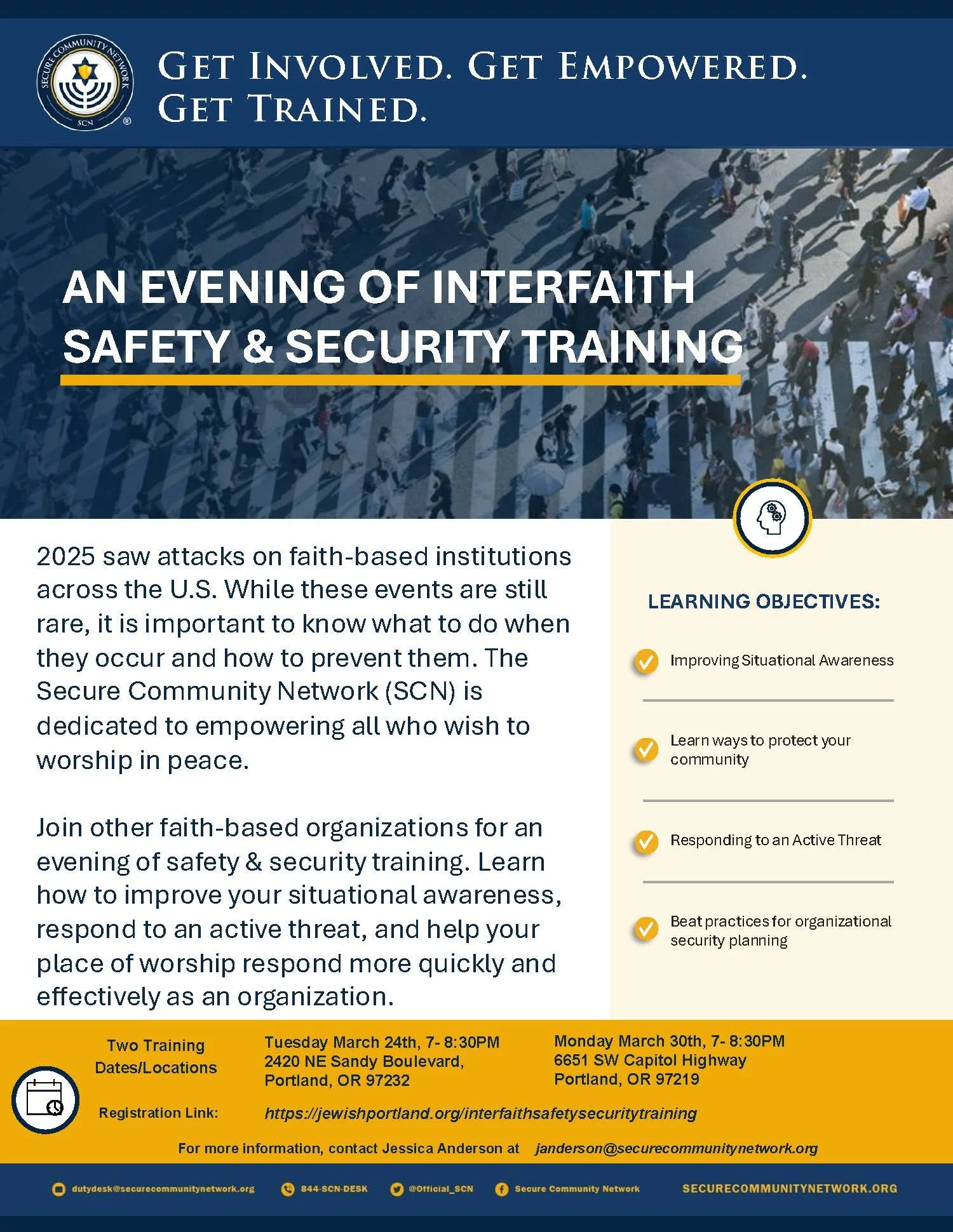 An Evening of Interfaith Safety &amp; Security Training