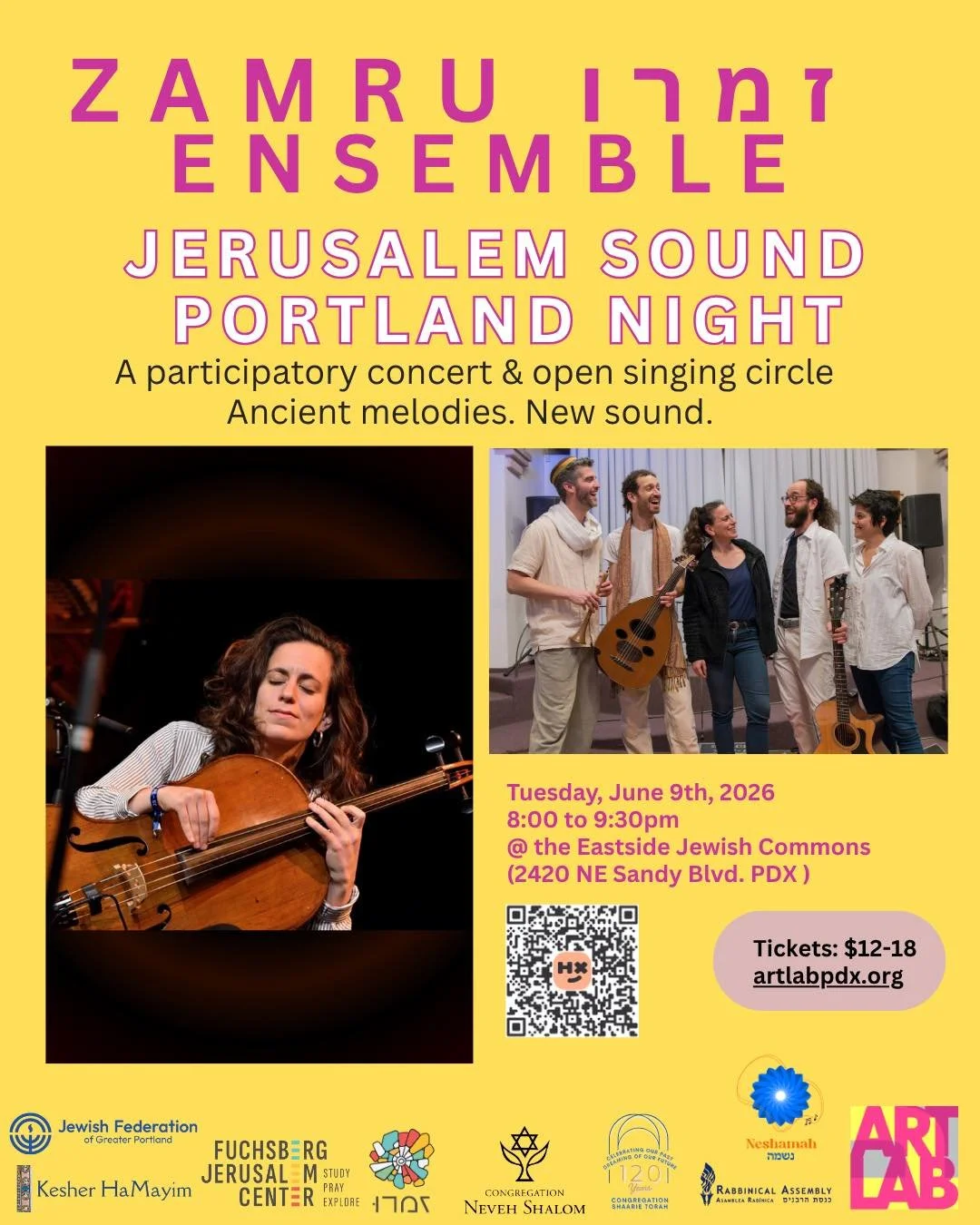 Art Lab presents The Zamru Ensemble