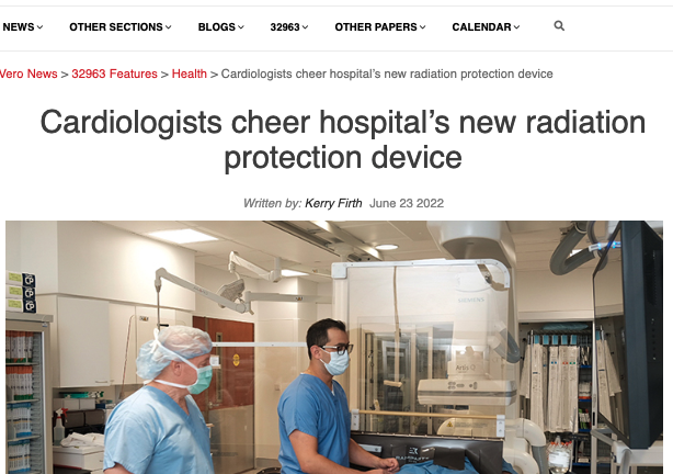 Warm reception at Florida's Cleveland Clinic Indian River Hospital