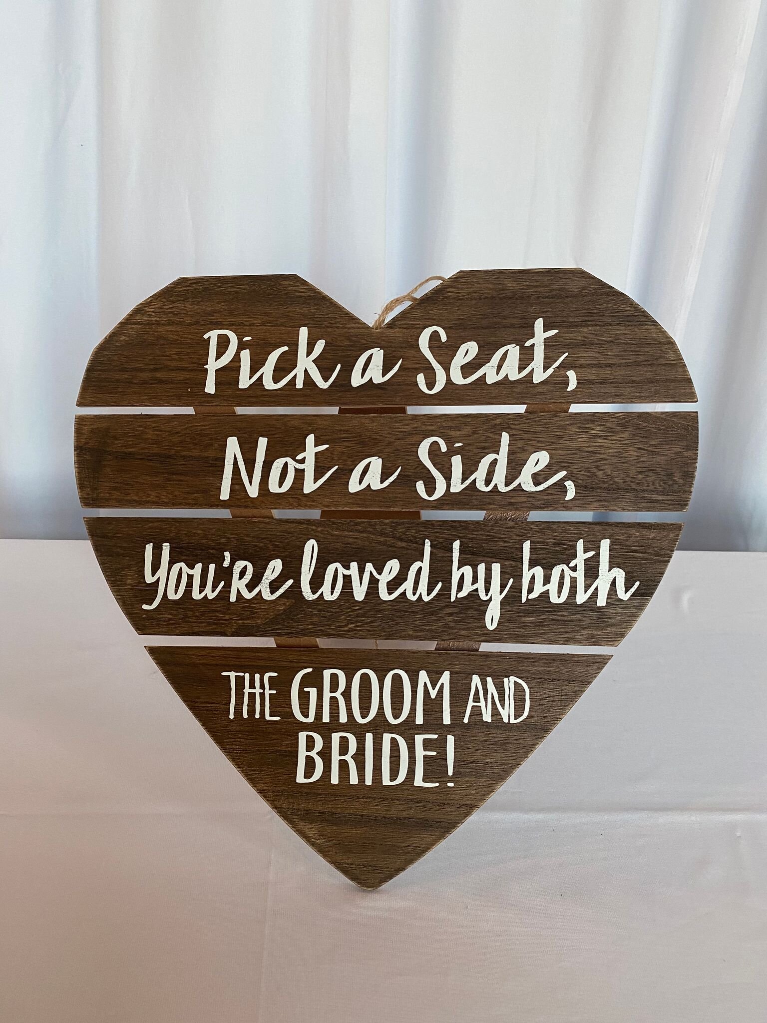 Pick A Seat Sign (Small) 