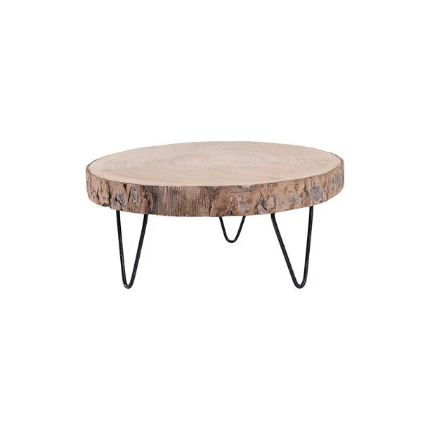 16 Inch Wood/Metal Cake Stand
