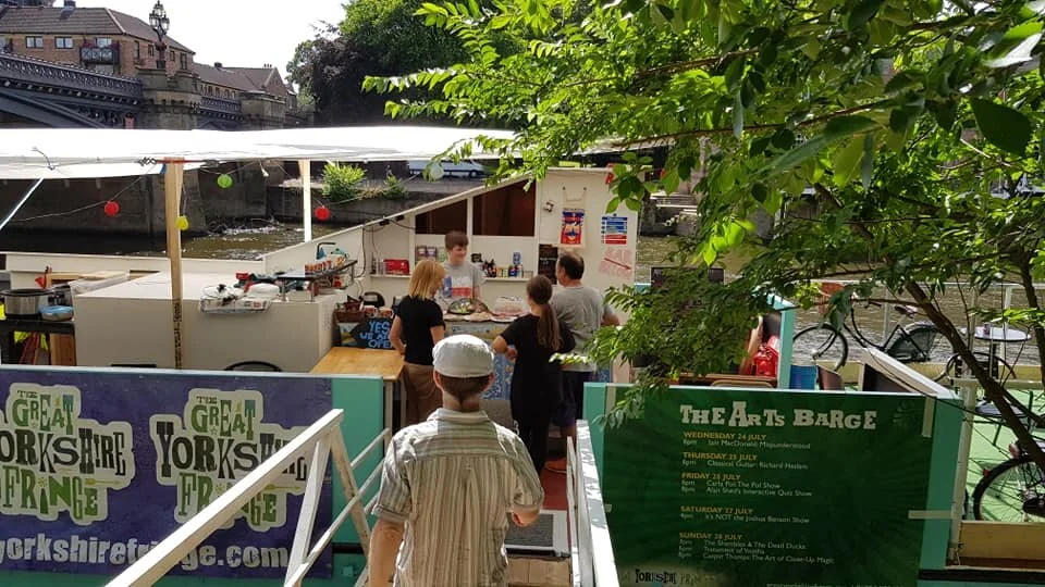  The Arts Barge became a new venue for Great Yorkshire Fringe events 
