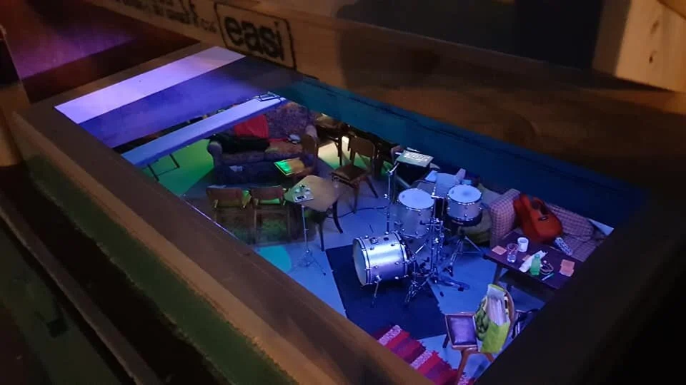  Through the roof lights 