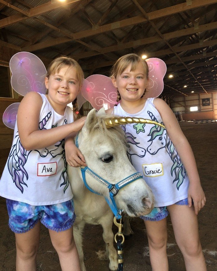 Magic is REAL at camp! ✨🦄🧚&zwj;♀️ Unicorn &amp; Fairy Camp near Woodbury includes: Meeting a real unicorn, learning to ride horses, playing with fairy goats, and making magical crafts! The ultimate enchanting summer adventure for your little dreame