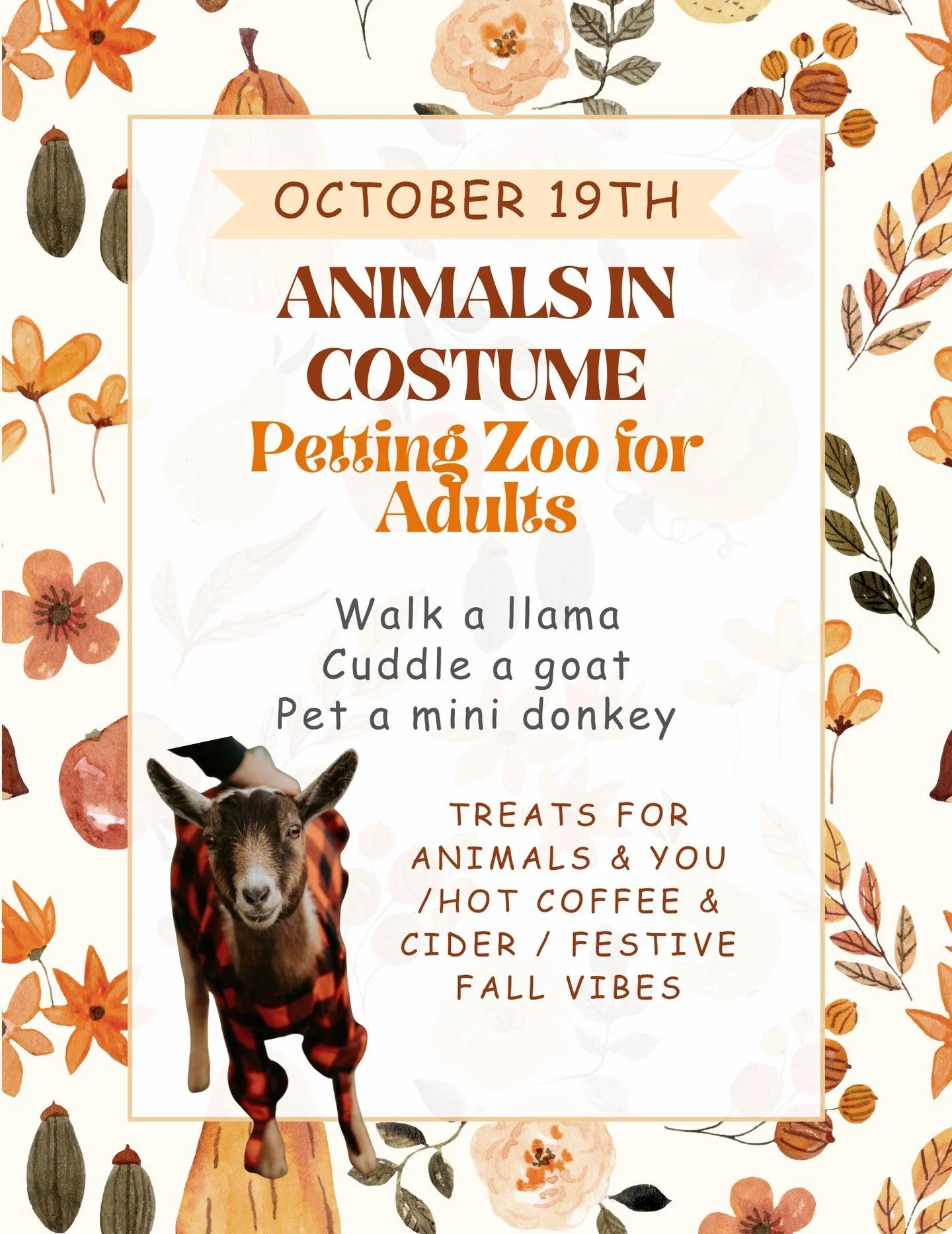 Ready for a little fall magic? We've got just the thing! Our Adult Petting Zoo lets you pet and feed friendly goats and walk a llama, all while enjoying some tasty treats. Get your tickets today and make some memories!

#thehayloftmn #minnesota
