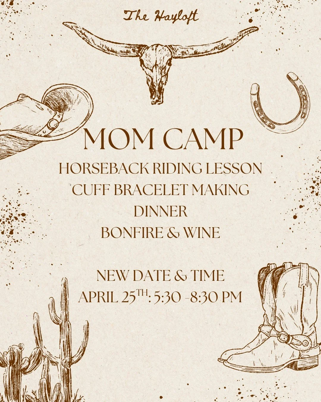 New camp date and time!

New camp added. This camp is on April 25th at 5:30 pm. 

Please note there is a camp on April 25th at 3:30 pm, which is FULL. 

The new available camp time is 5:30 - 8:30 pm. 

If you are signing up with another person or gro