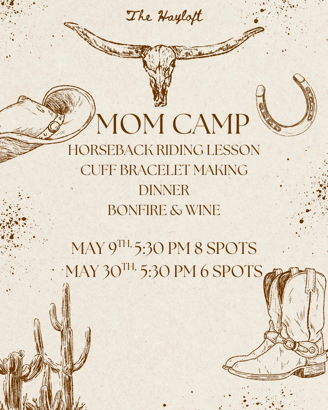 Final Spring Dates to be posted. We have a few spots open in what will be the last Mom Camp dates for the spring. 

We plan to add a few sessions in the summer and fall. 

Camps do sell out. If you are purchasing with a friend, purchase together to e