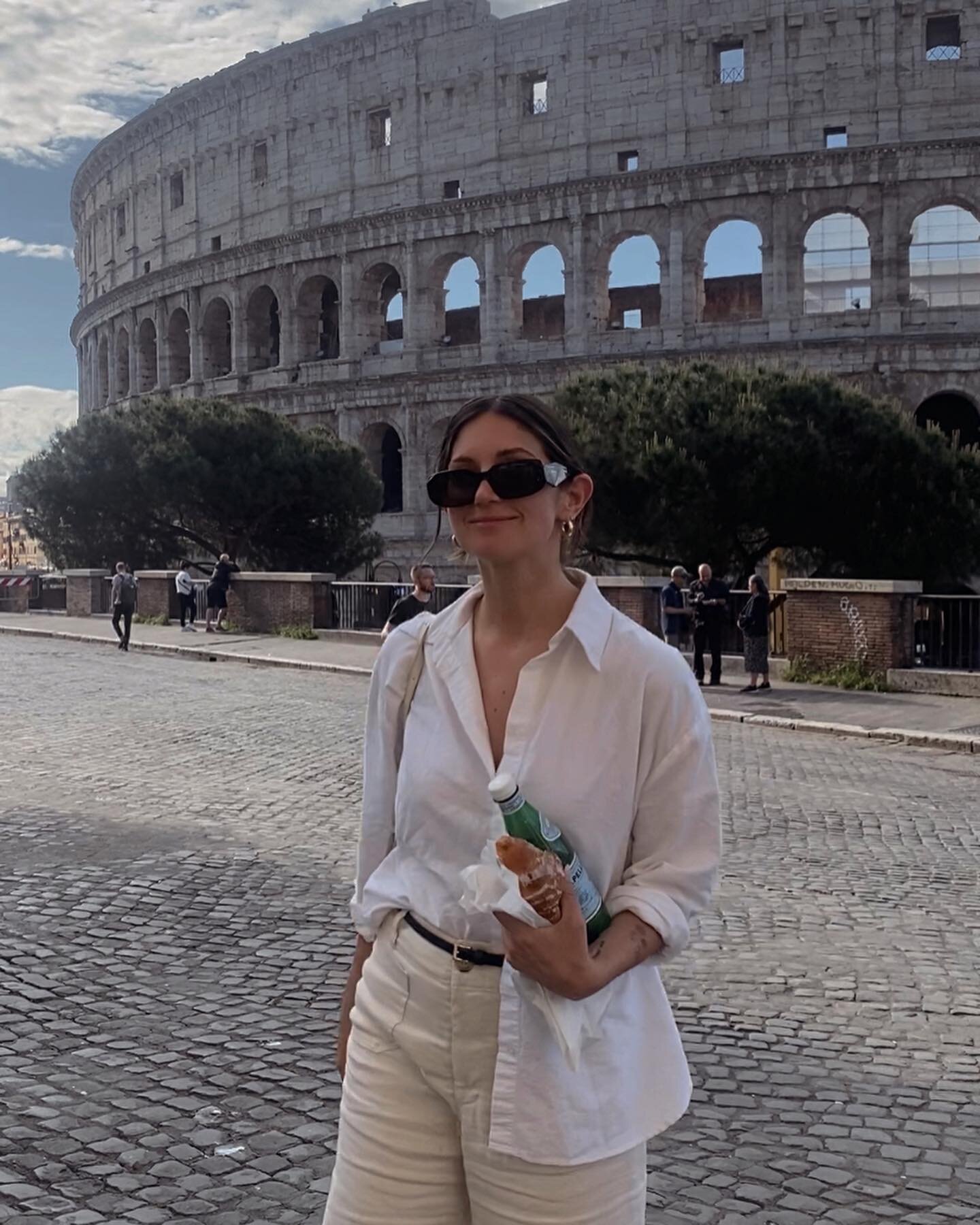 pit stop in rome for @officialasroma and pasta ⚽️ 🍝