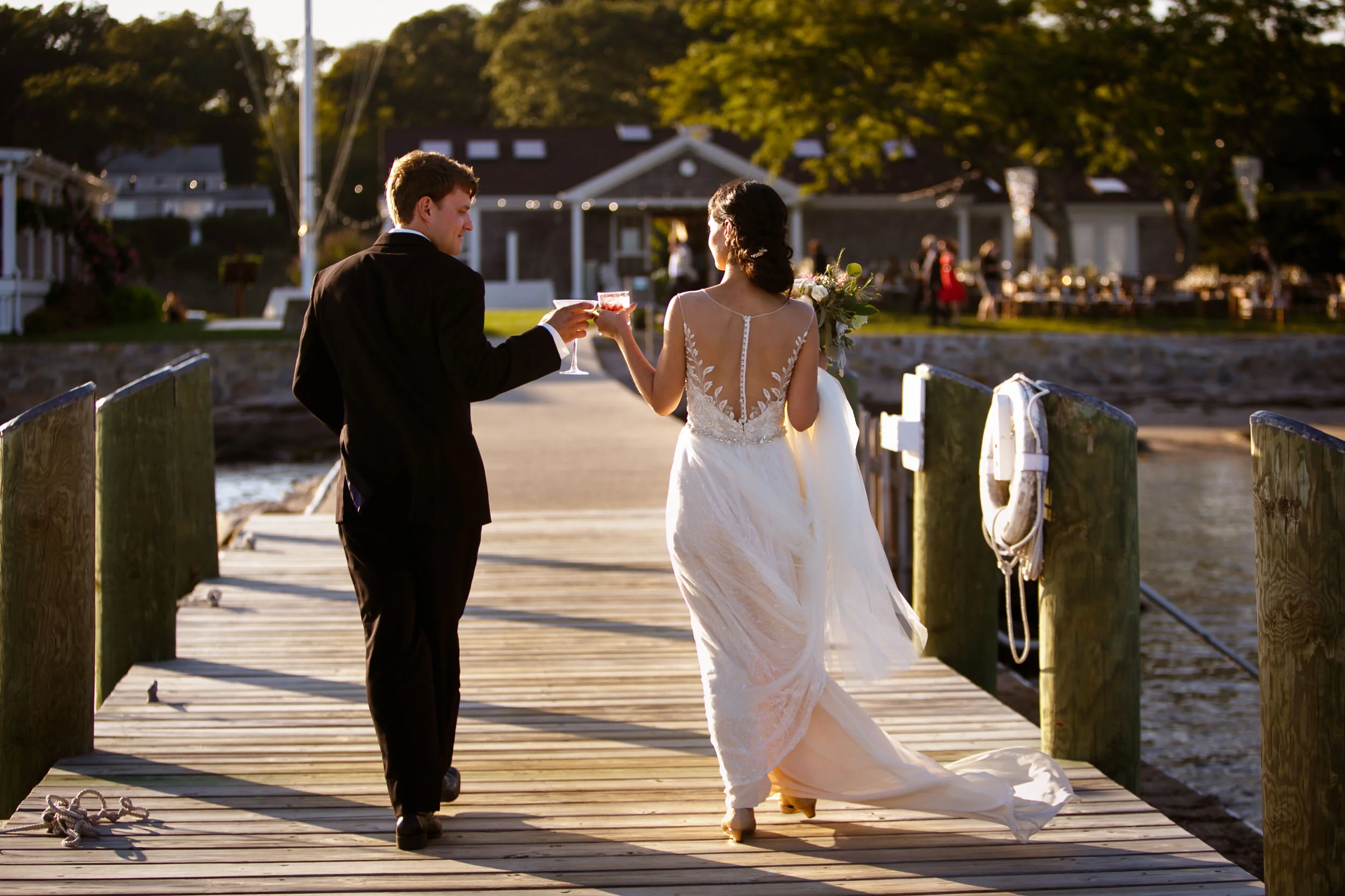 Mason’s Island Yacht Club wedding