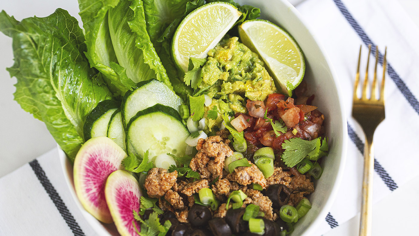 How To Make Rainbow Taco Salad