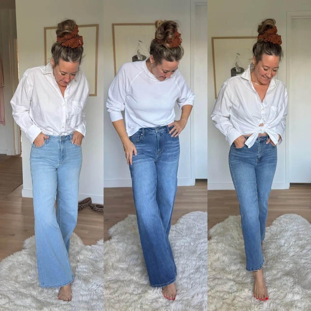 We Tried On 5 Of The Most Popular Styles Of These $50 Viral Jeans. Photos Galore.