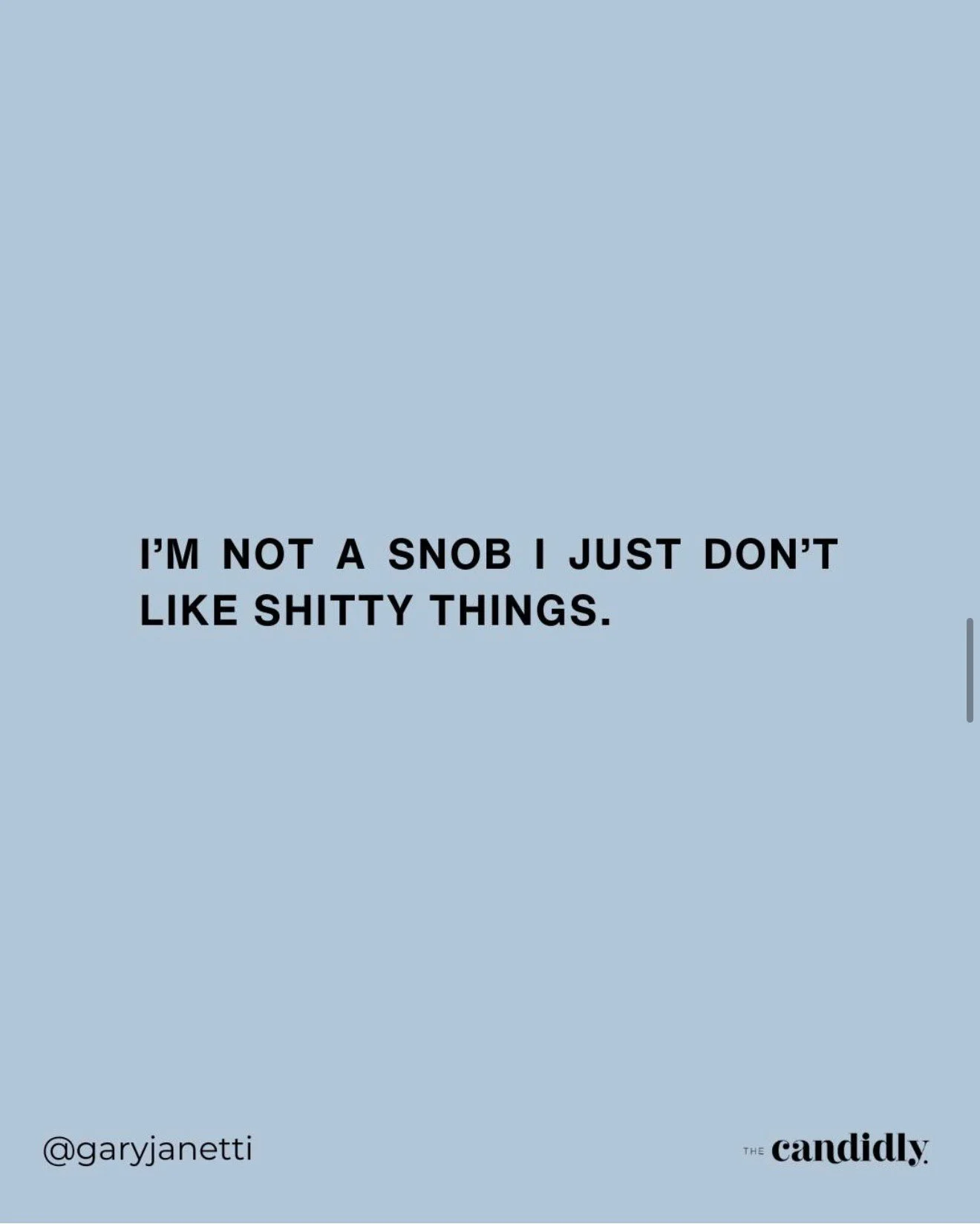 This app actually gets mad whenever we post swears but we had to do it because it&rsquo;s just too good. 

#LetsTalkCandidly
Via @garyjanetti